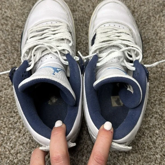 NIKE Men's Jordan 4 Retro Columbia Shoes Size 8 - Picture 11 of 12